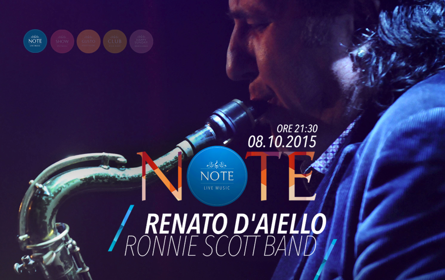 NOTE - Renato D'Aiello & Ronnie Scott Band in Acoustic Trio