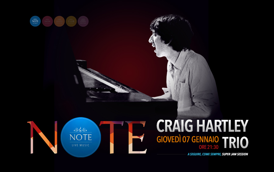 NOTE - Carig Hartley Trio Jazz